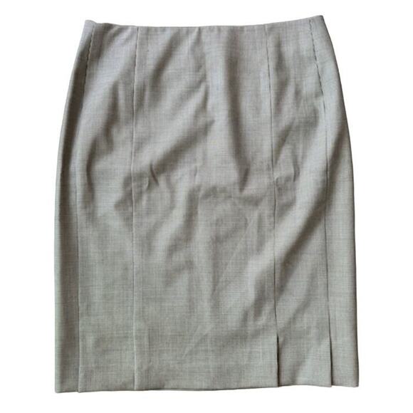 Akris Punto Black & White Micro Houndstooth Pencil Skirt, US Size 8 - Picture 1 of 12